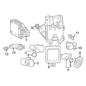 Lexus OE - Front Bumper & Grille - Electrical Components