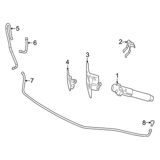 Lexus OE - Front Lamps - Washer Components