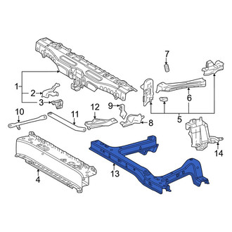 Lexus OE - Front Frame Side Member Crossmember