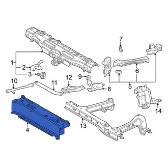 Lexus OE - Front Lower Radiator Support Tie Bar