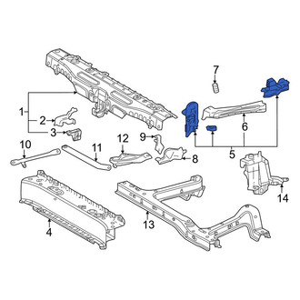 Lexus OE - Front Left Radiator Support Panel
