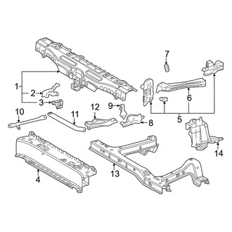 Lexus OE - Radiator Support