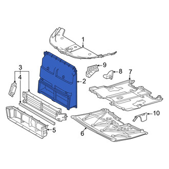 Lexus OE - Front Upper Radiator Shutter Assembly