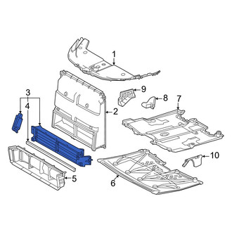 Lexus OE - Front Lower Radiator Shutter Assembly