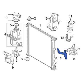 Lexus OE - Rear Drive Motor Inverter Cooler Water Pump Bracket