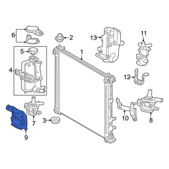 Lexus OE - Front Drive Motor Inverter Cooler Water Pump Bracket