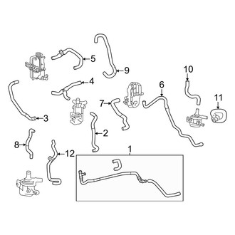 Lexus OE - Cooling - Hoses & Lines (Front)
