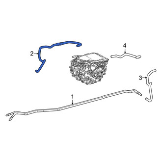 Lexus OE - Rear Drive Motor Inverter Coolant Line