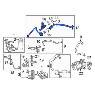 Lexus OE - A/C Manifold Hose Assembly