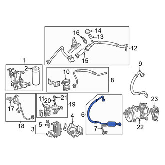 Lexus OE - A/C Refrigerant Discharge Hose