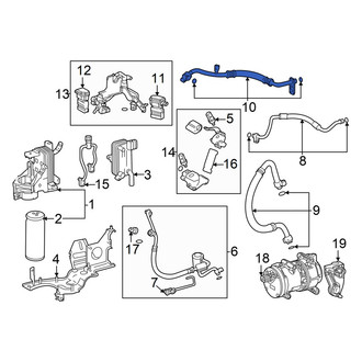 Lexus OE - A/C Refrigerant Suction Hose