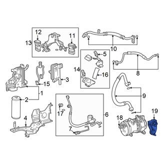 Lexus OE - A/C Compressor Bracket