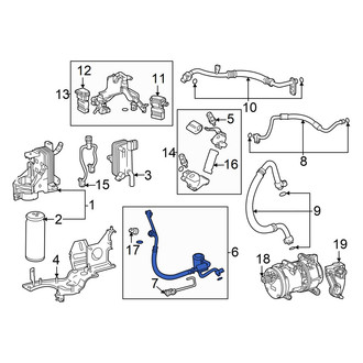 Lexus OE - A/C Refrigerant Discharge Hose