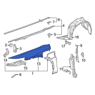 Lexus OE - Front Left Fender