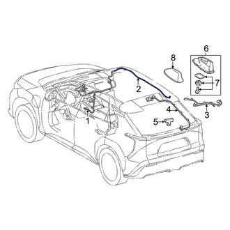 Lexus OE - Center Antenna Cable