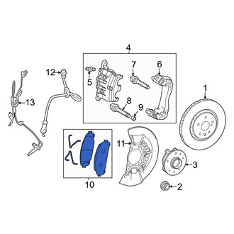 Lexus OE - Front Disc Brake Pad Set