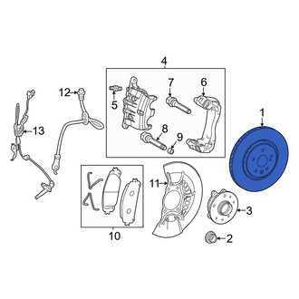 Lexus OE - Front Disc Brake Rotor