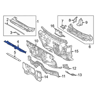 Lexus OE - Cowl Plenum Panel