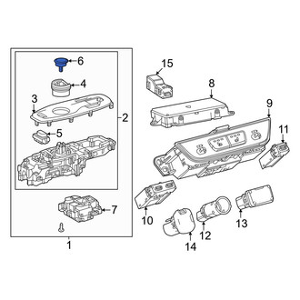 Lexus OE - Manual Transmission Shift Knob Cap