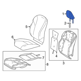 Lexus OE - Front Left Headrest