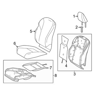 Lexus OE - Seats & Tracks - Passenger Seat Components (Covers & Pads)