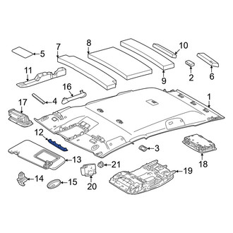 Lexus OE - Headliner Cap