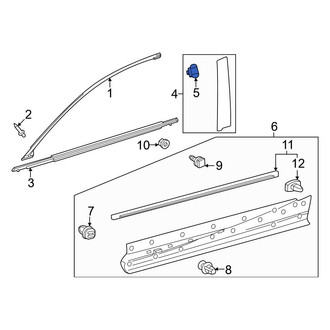 Lexus OE - Door Applique Clip
