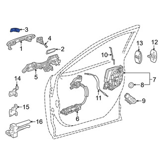 Lexus OE - Front Left Exterior Door Handle Cover