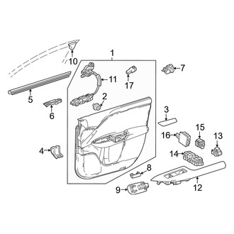 Lexus OE - Front Door - Interior Trim