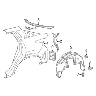 Lexus OE - Quarter Panel & Components