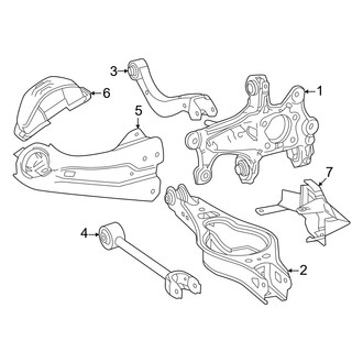 Lexus OE - Rear Suspension - Suspension Components
