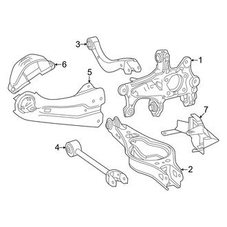 Lexus OE - Rear Suspension - Suspension Components (Luxury / Premium)