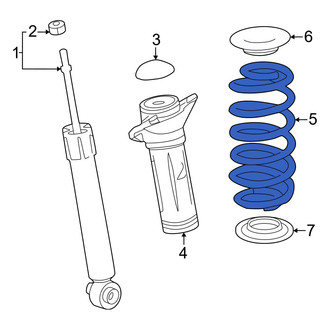 Lexus OE - Rear Coil Spring