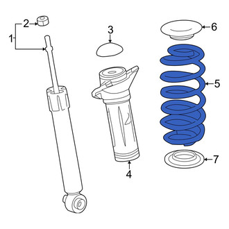 Lexus OE - Rear Coil Spring