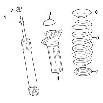 Lexus OE - Rear Suspension - Shocks & Components