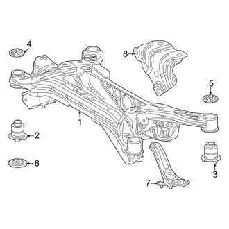 Lexus OE - Rear Suspension - Suspension Mounting