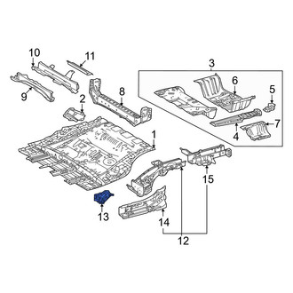 Lexus OE - Left Frame Side Member Brace