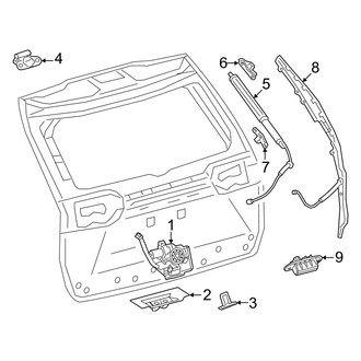 Lexus OE - Lift Gate - Lock & Hardware