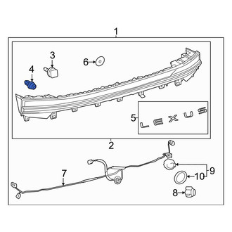 Lexus OE - Back Up Light Clip