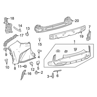 Lexus OE - Rear Bumper - Bumper & Components
