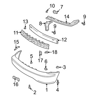 Lexus OE - Front Bumper - Bumper & Components