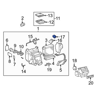 Lexus OE - HVAC Air Inlet Door Actuator