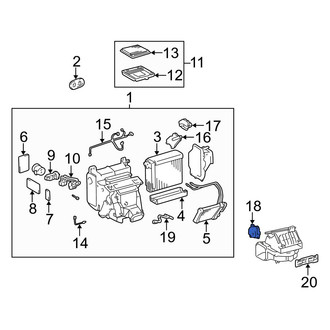 Lexus OE - HVAC Air Adjustment Control Motor