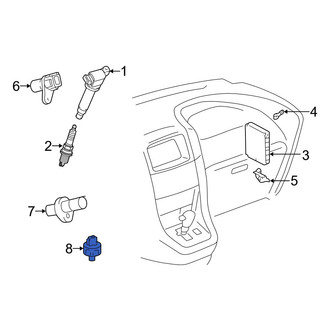 Lexus OE - Ignition Knock (Detonation) Sensor