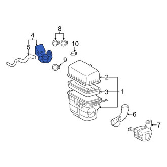 Lexus OE - Rear Engine Air Intake Hose