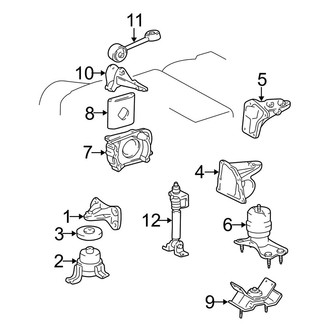 Lexus OE - Engine / Transaxle - Engine & Transmission Mounting