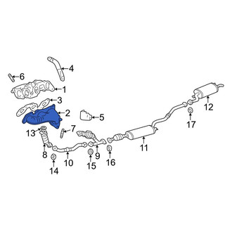 Lexus OE - Left Exhaust Manifold