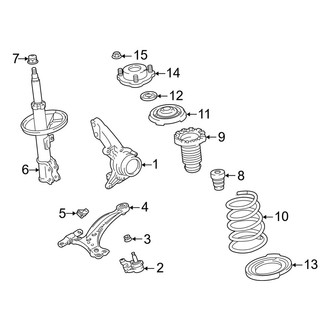 Lexus OE - Front Suspension - Suspension Components