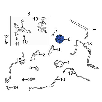 Lexus OE - Power Steering Pump Pulley