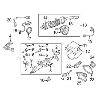 Lexus OE - Steering Column - Shaft & Internal Components